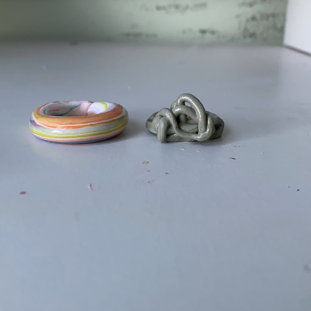 ✨Polymer Clay Rings✨ - Picture 4 of 4